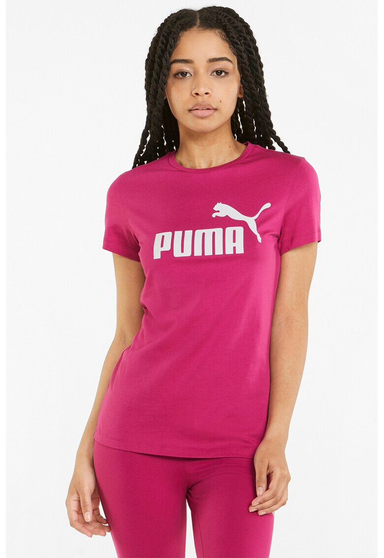 Puma Памучна тениска Essentials с лого - Pepit.bg