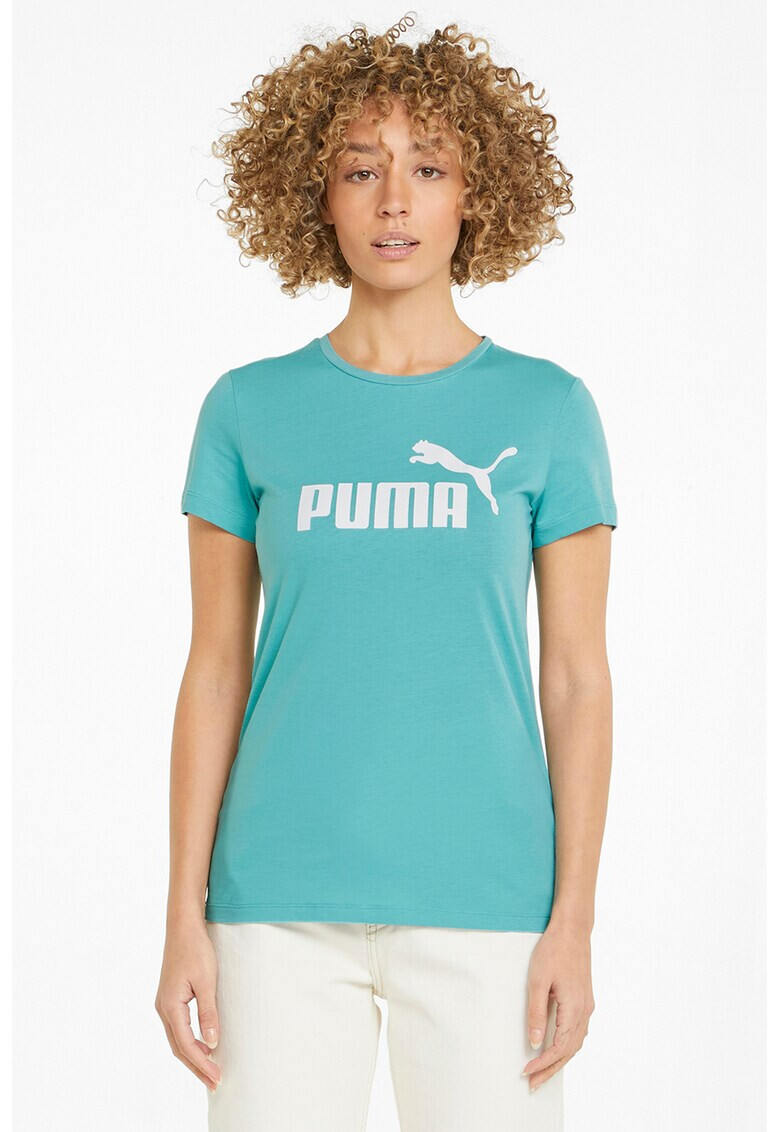 Puma Памучна тениска Essentials с лого - Pepit.bg