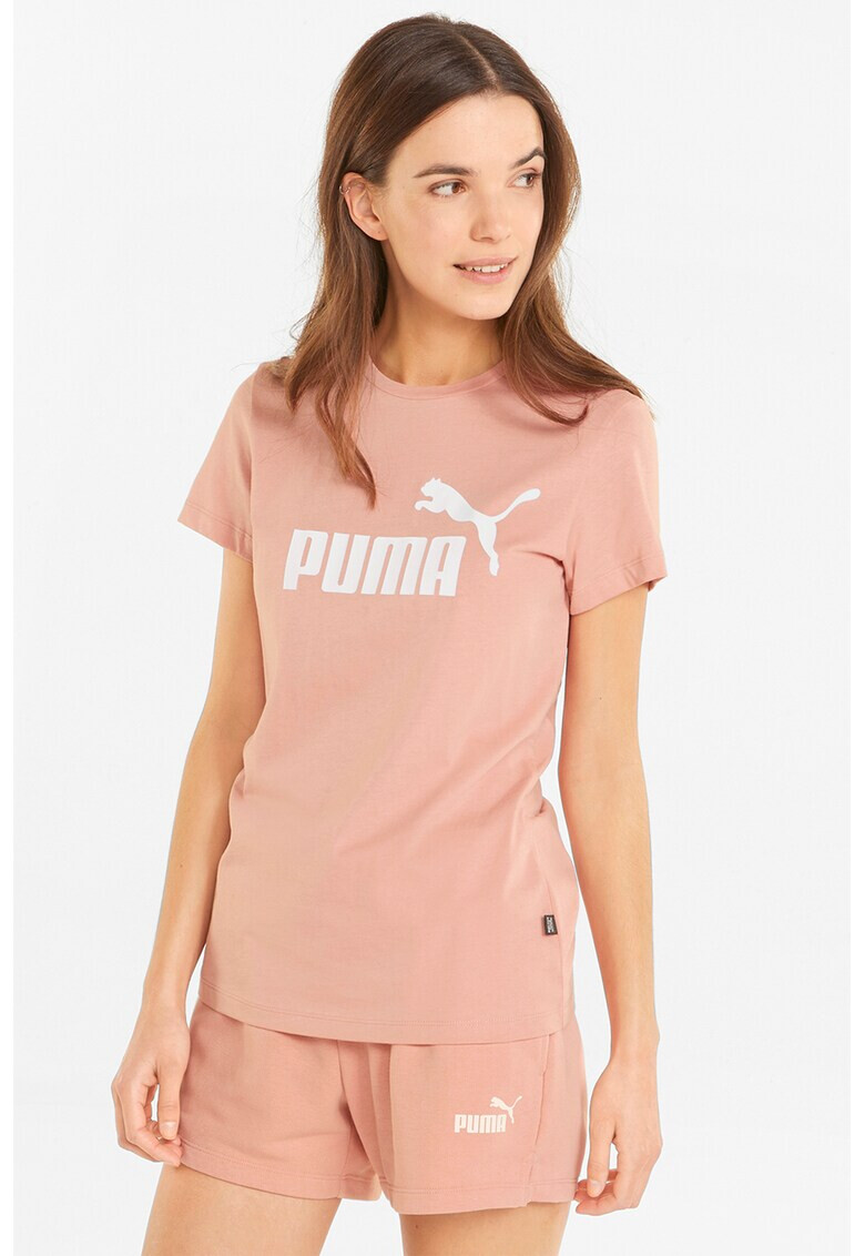 Puma Памучна тениска Essentials с лого - Pepit.bg