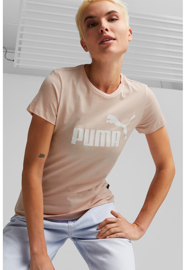 Puma Памучна тениска Essentials с лого - Pepit.bg