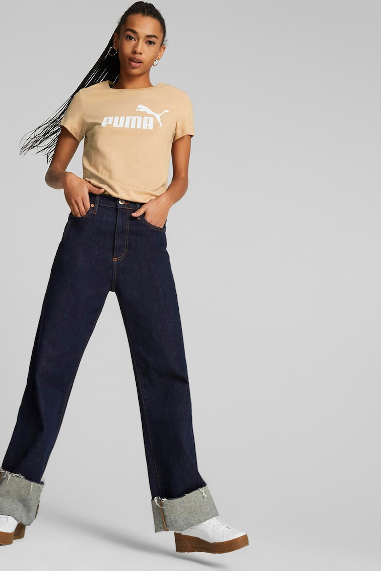 Puma Памучна тениска Essentials с лого - Pepit.bg