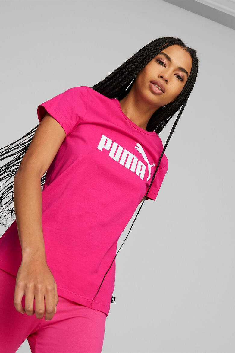 Puma Памучна тениска Essentials с лого - Pepit.bg