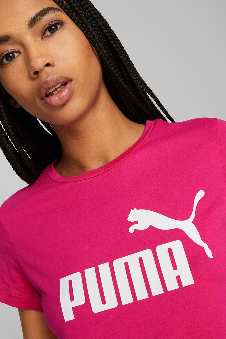 Puma Памучна тениска Essentials с лого - Pepit.bg