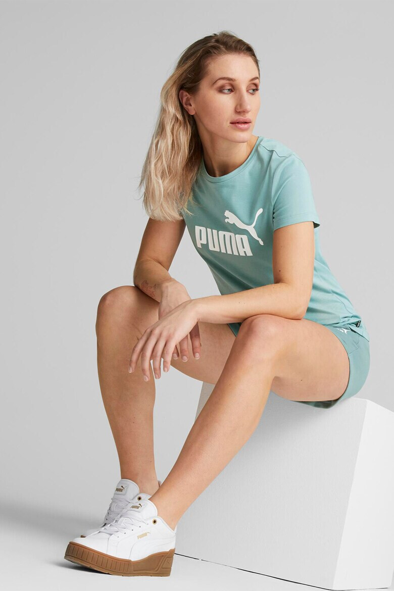 Puma Памучна тениска Essentials с лого - Pepit.bg