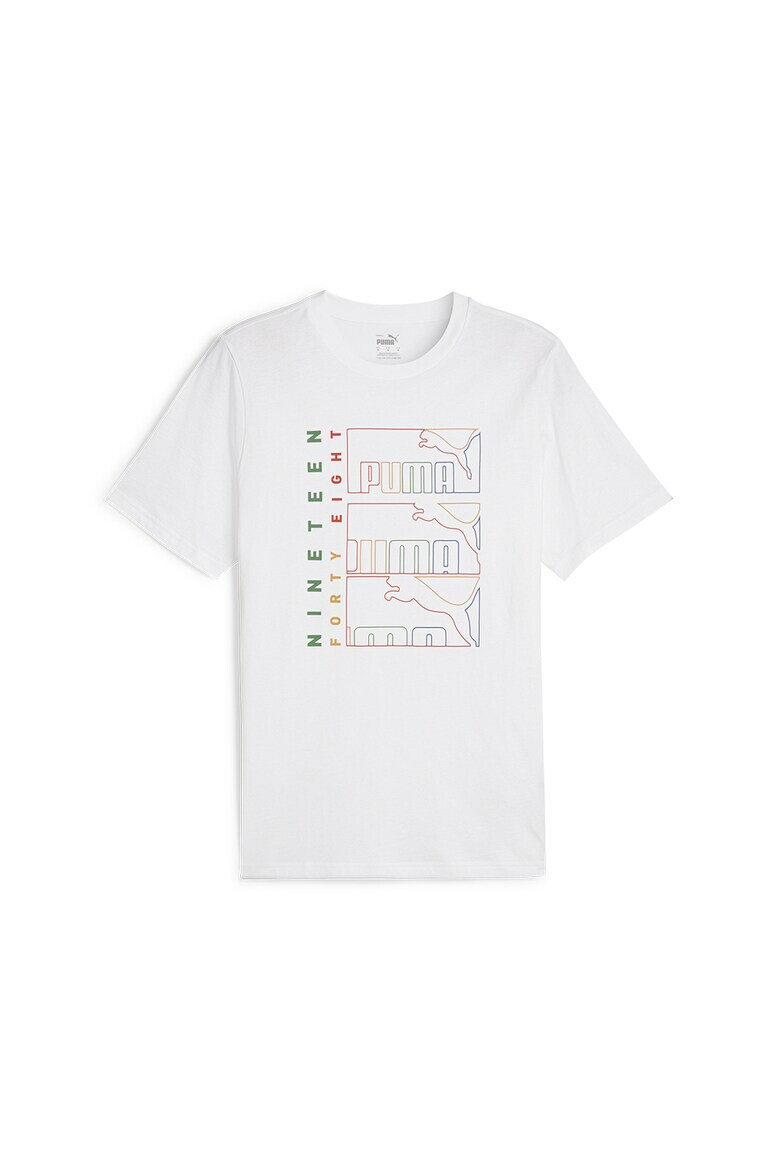 Puma Памучна тениска Graphics с лого - Pepit.bg