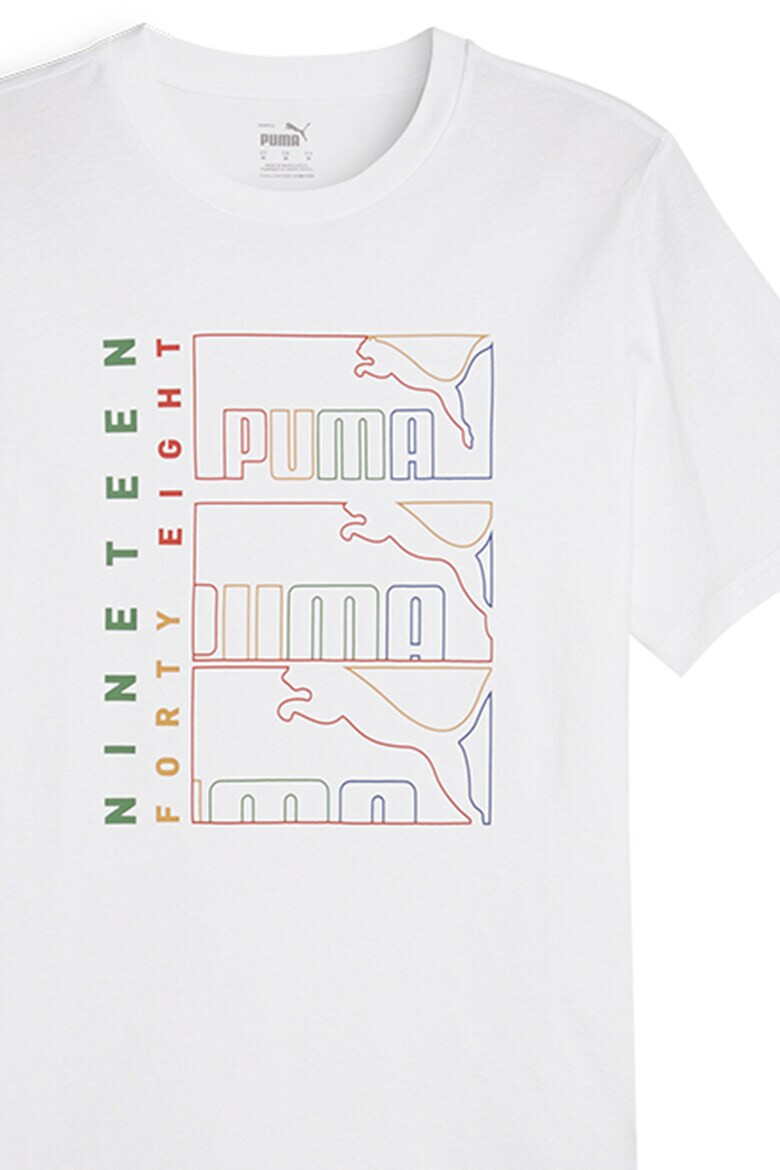 Puma Памучна тениска Graphics с лого - Pepit.bg