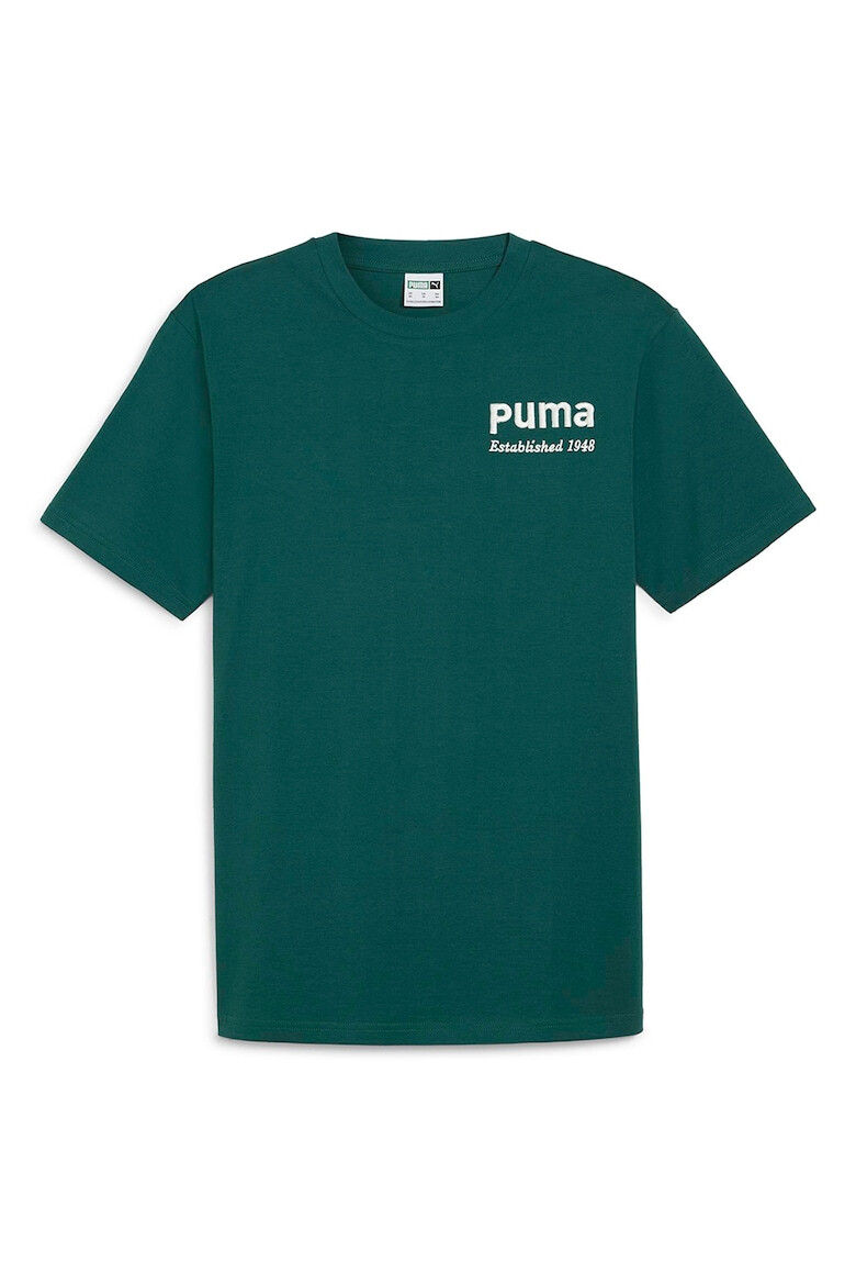 Puma Памучна тениска с бродирано лого - Pepit.bg