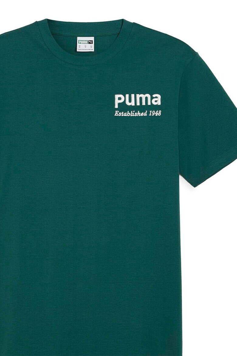 Puma Памучна тениска с бродирано лого - Pepit.bg