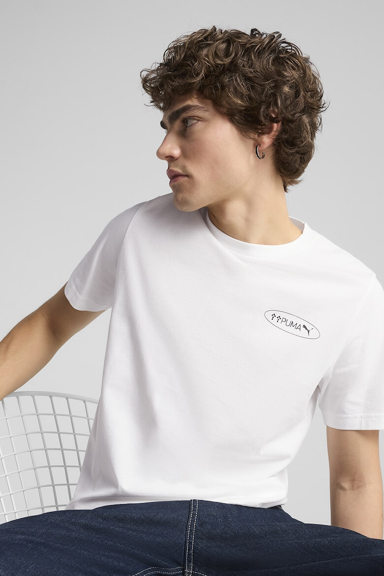 Puma Памучна тениска с графика - Pepit.bg