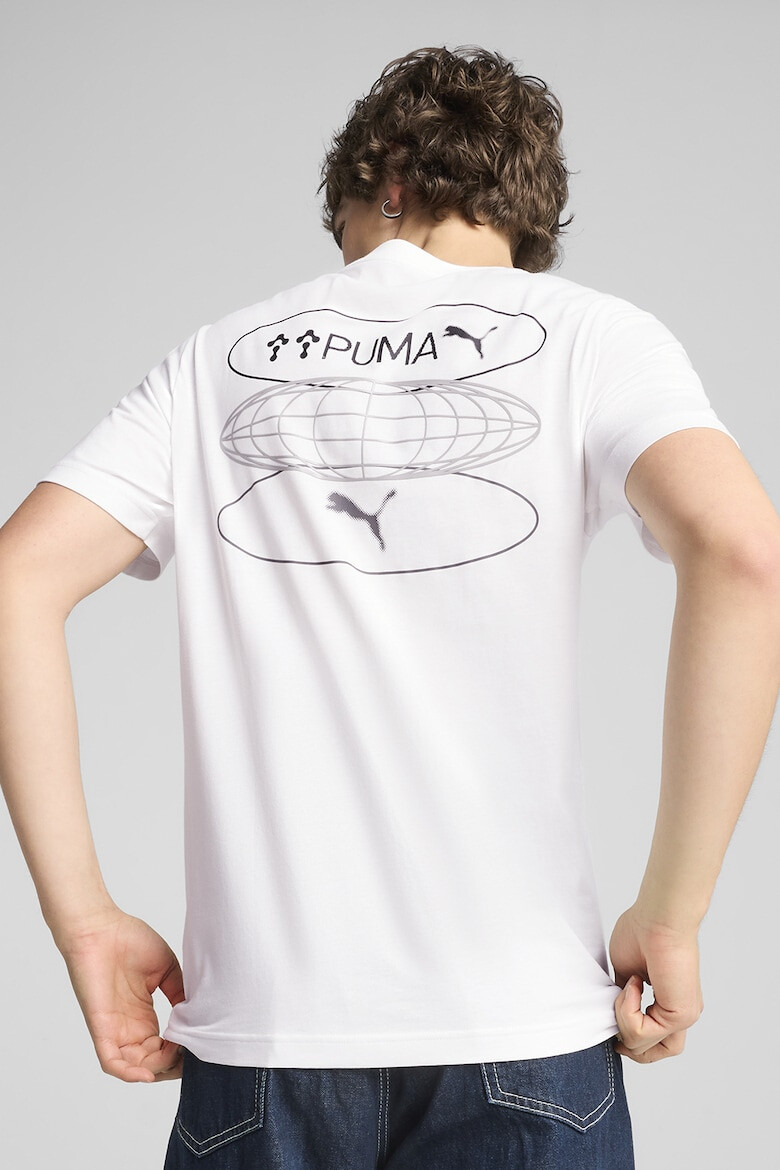 Puma Памучна тениска с графика - Pepit.bg