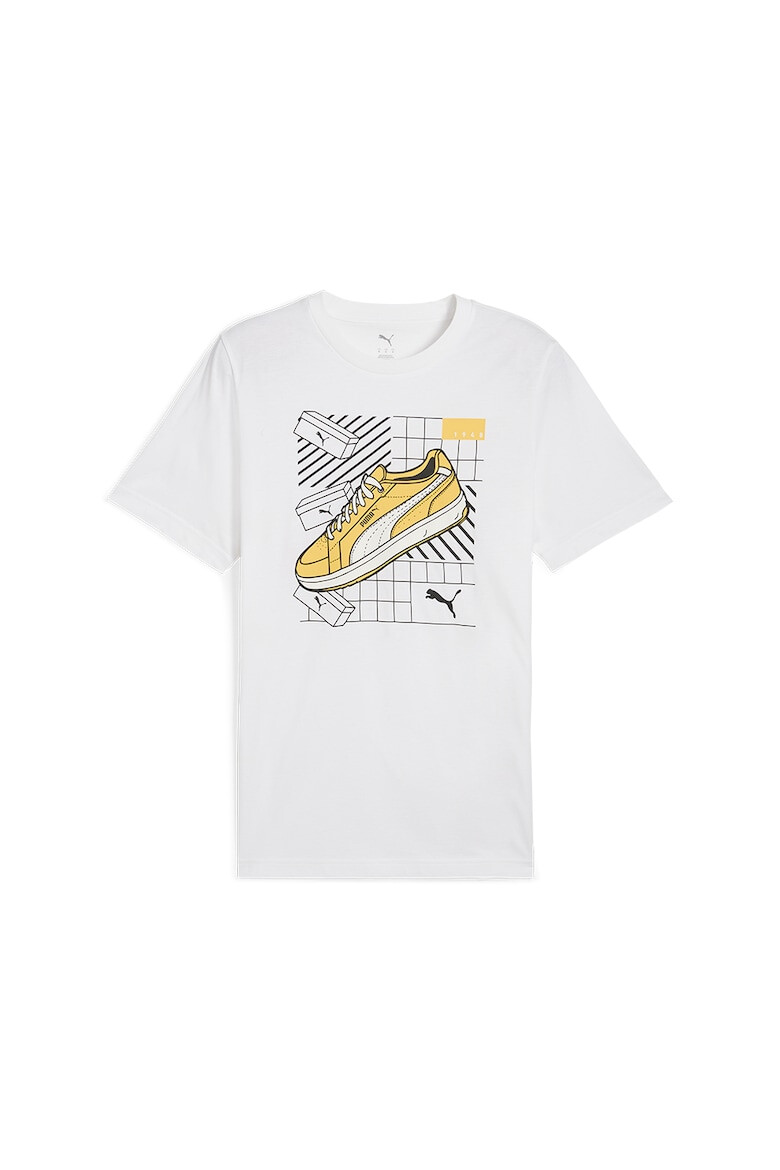 Puma Памучна тениска с графика - Pepit.bg