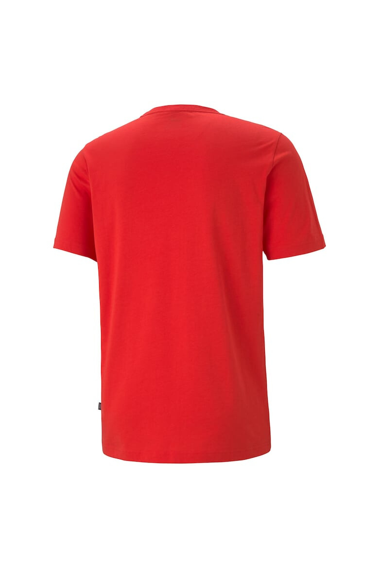 Puma Памучна тениска с лога Essentials - Pepit.bg