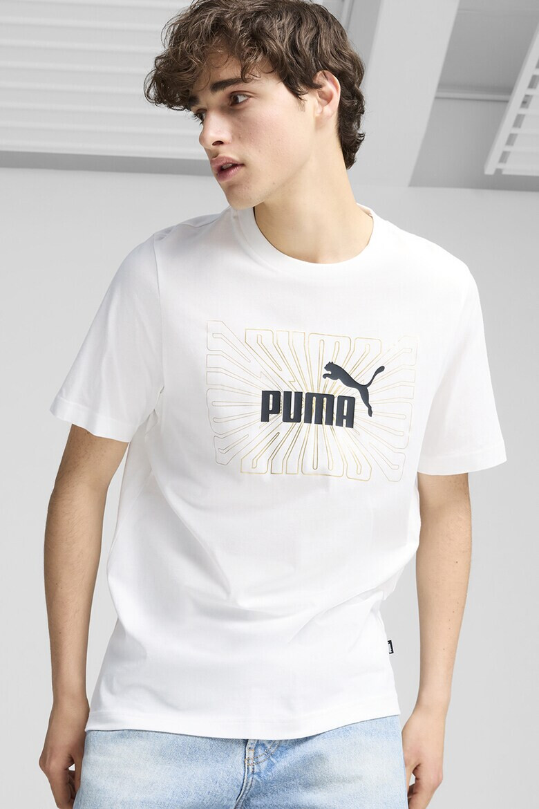 Puma Памучна тениска с лого - Pepit.bg