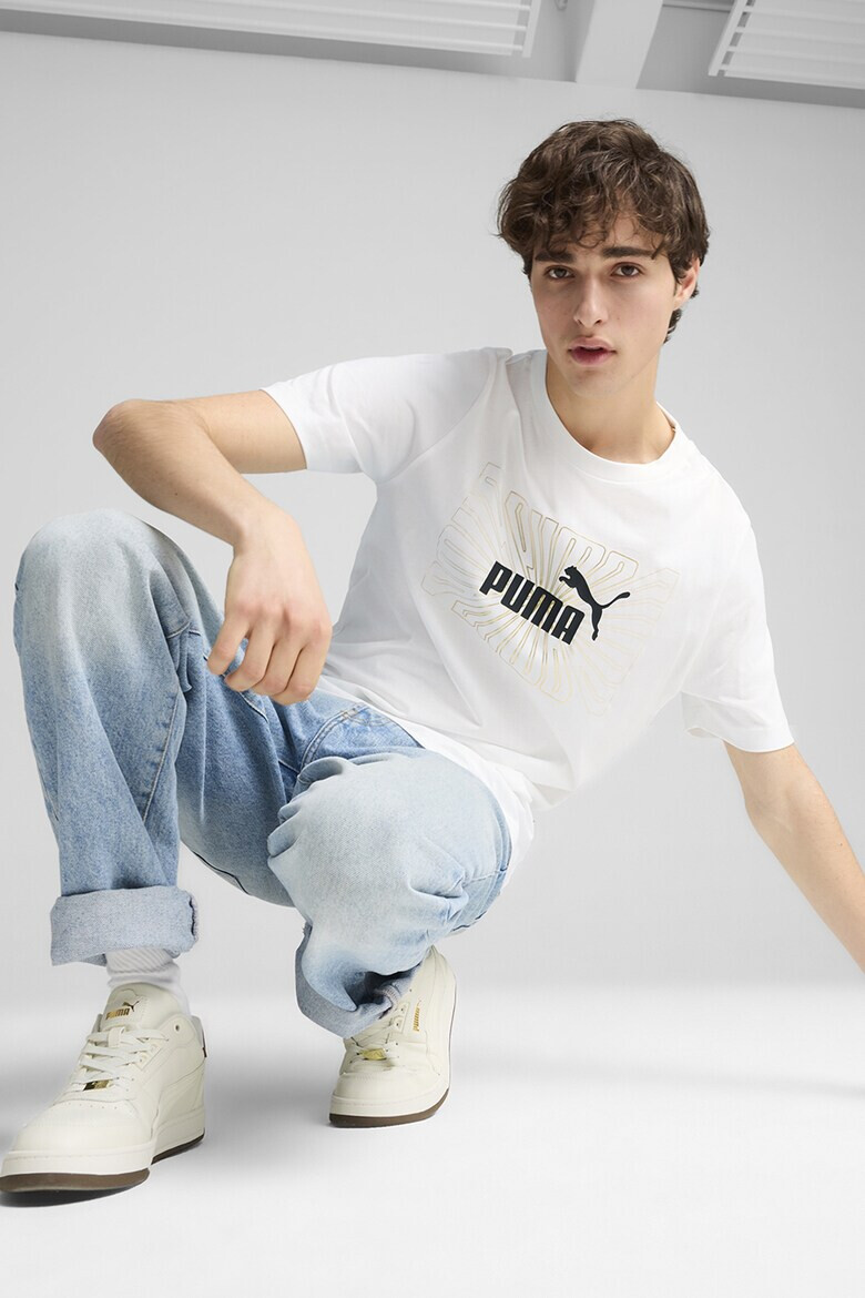 Puma Памучна тениска с лого - Pepit.bg