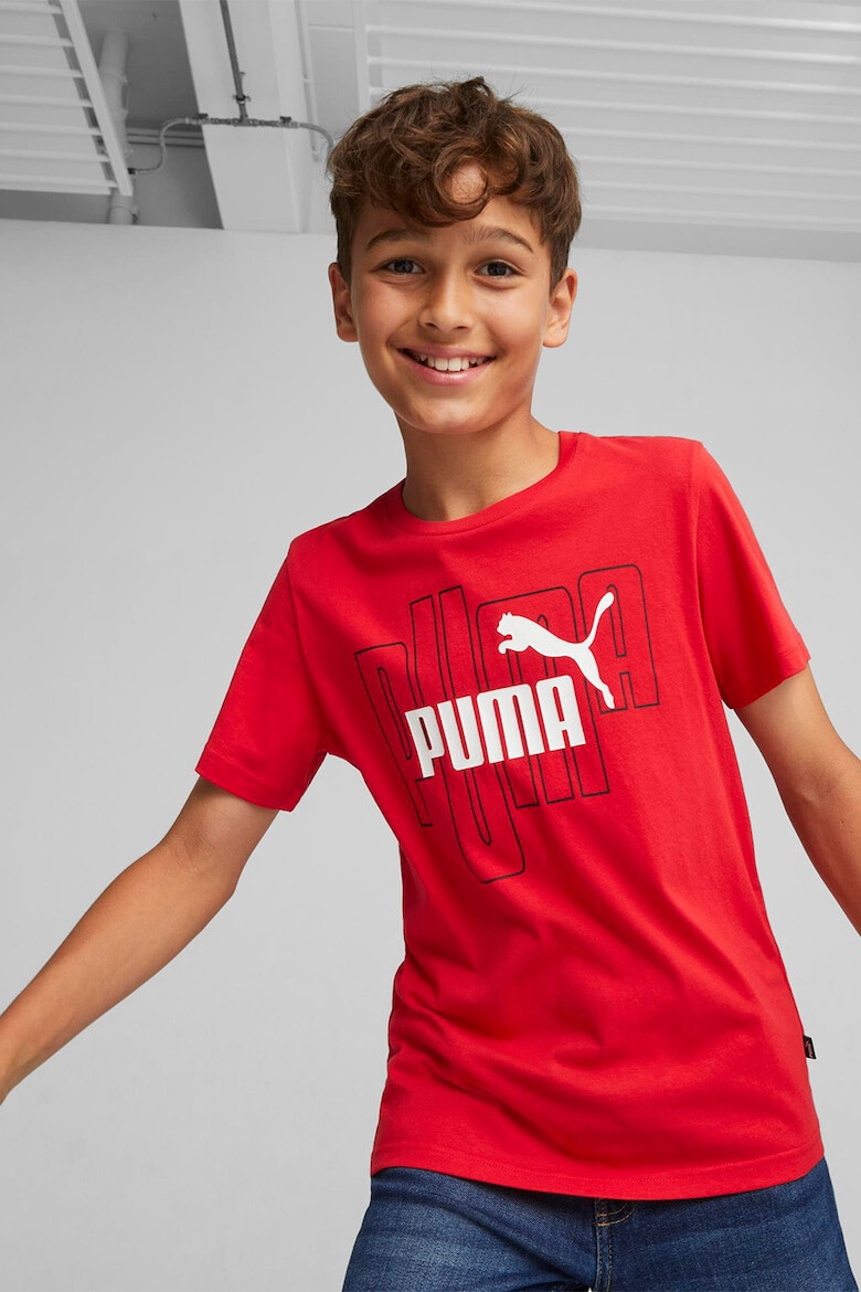 Puma Памучна тениска с лого - Pepit.bg