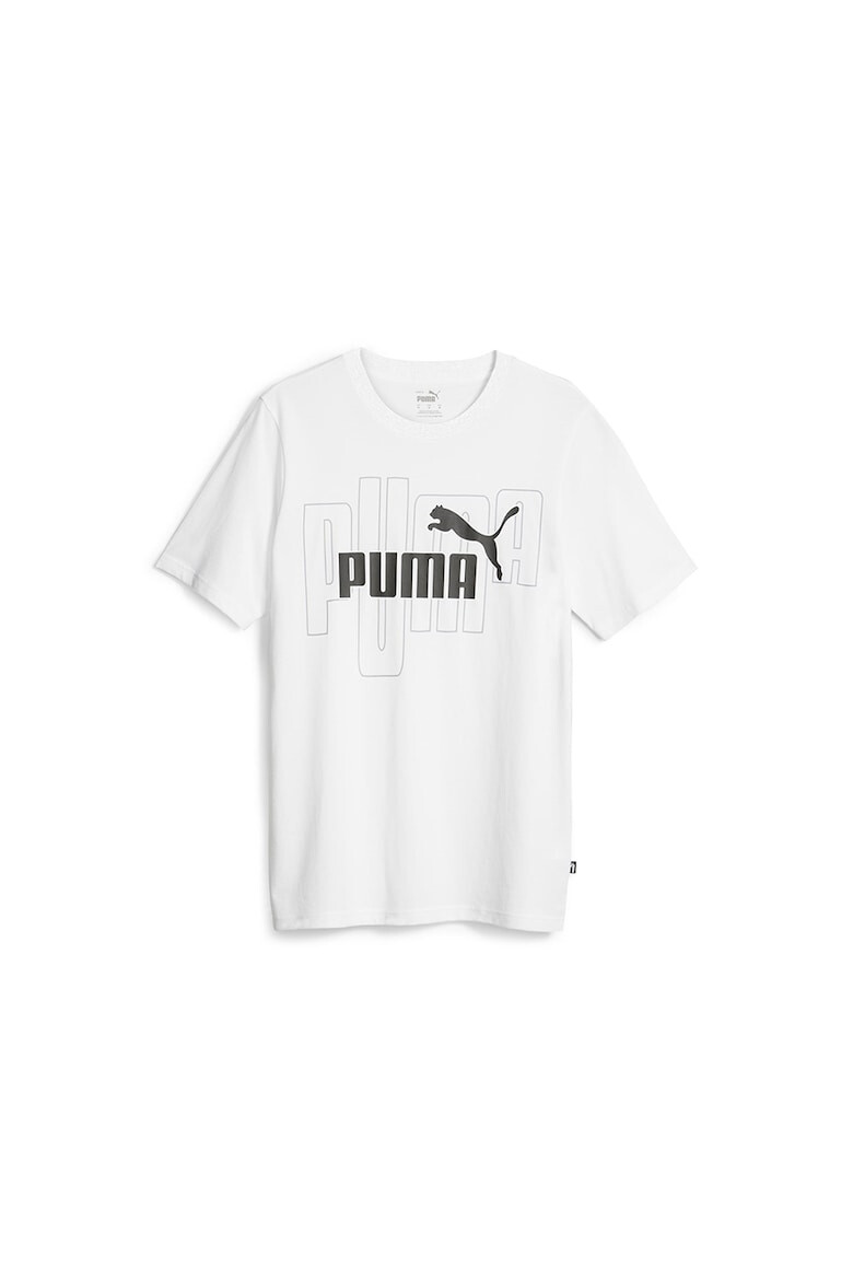 Puma Памучна тениска с лого - Pepit.bg