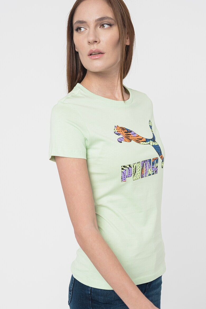 Puma Памучна тениска с лого Classics - Pepit.bg