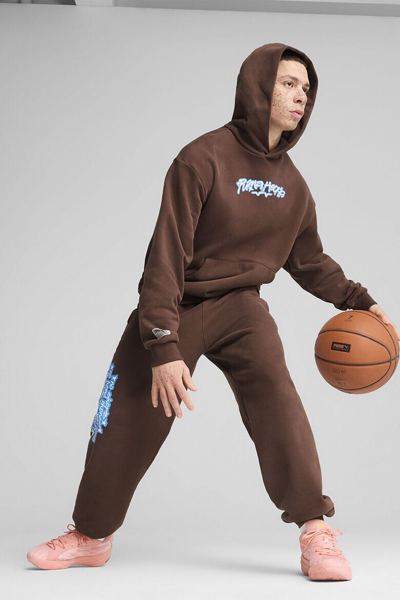 Puma Памучно худи с принт - Pepit.bg