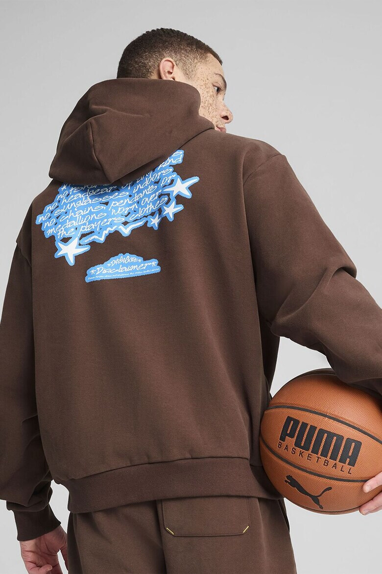 Puma Памучно худи с принт - Pepit.bg