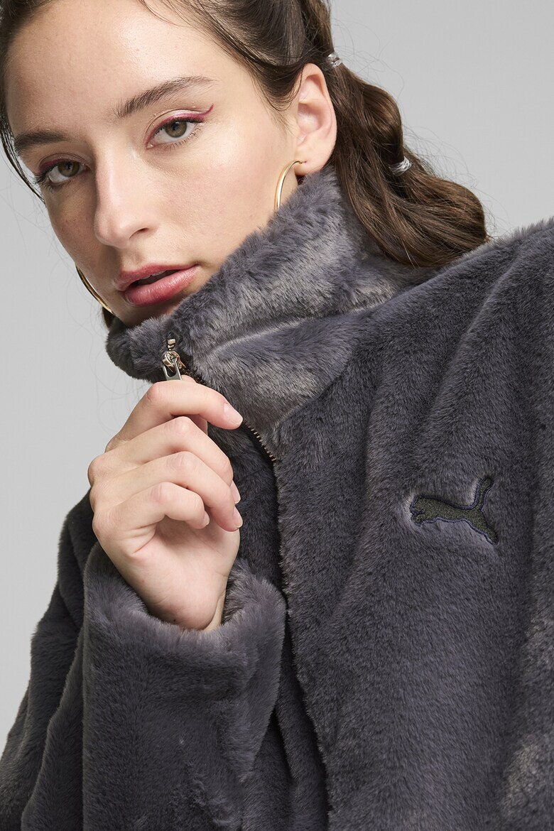 Puma Плюшено яке с цип - Pepit.bg