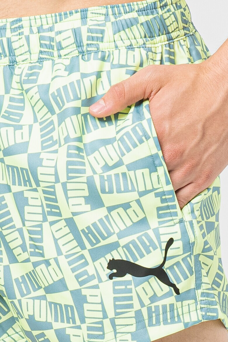 Puma Плувни шорти с десен с лого - Pepit.bg