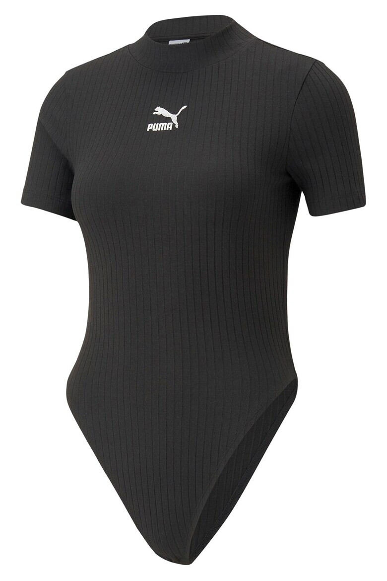 Puma Рипсено боди с овално деколте - Pepit.bg
