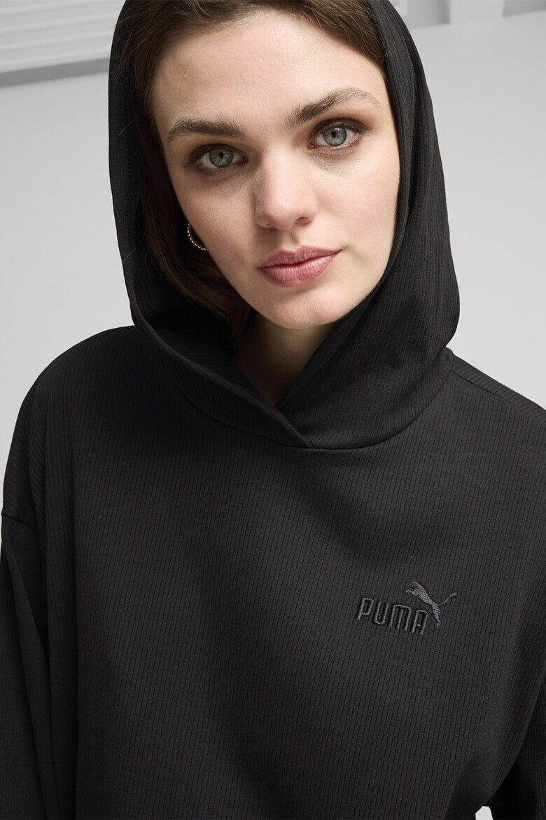 Puma Рипсено худи ESS Elevated с паднали ръкави - Pepit.bg