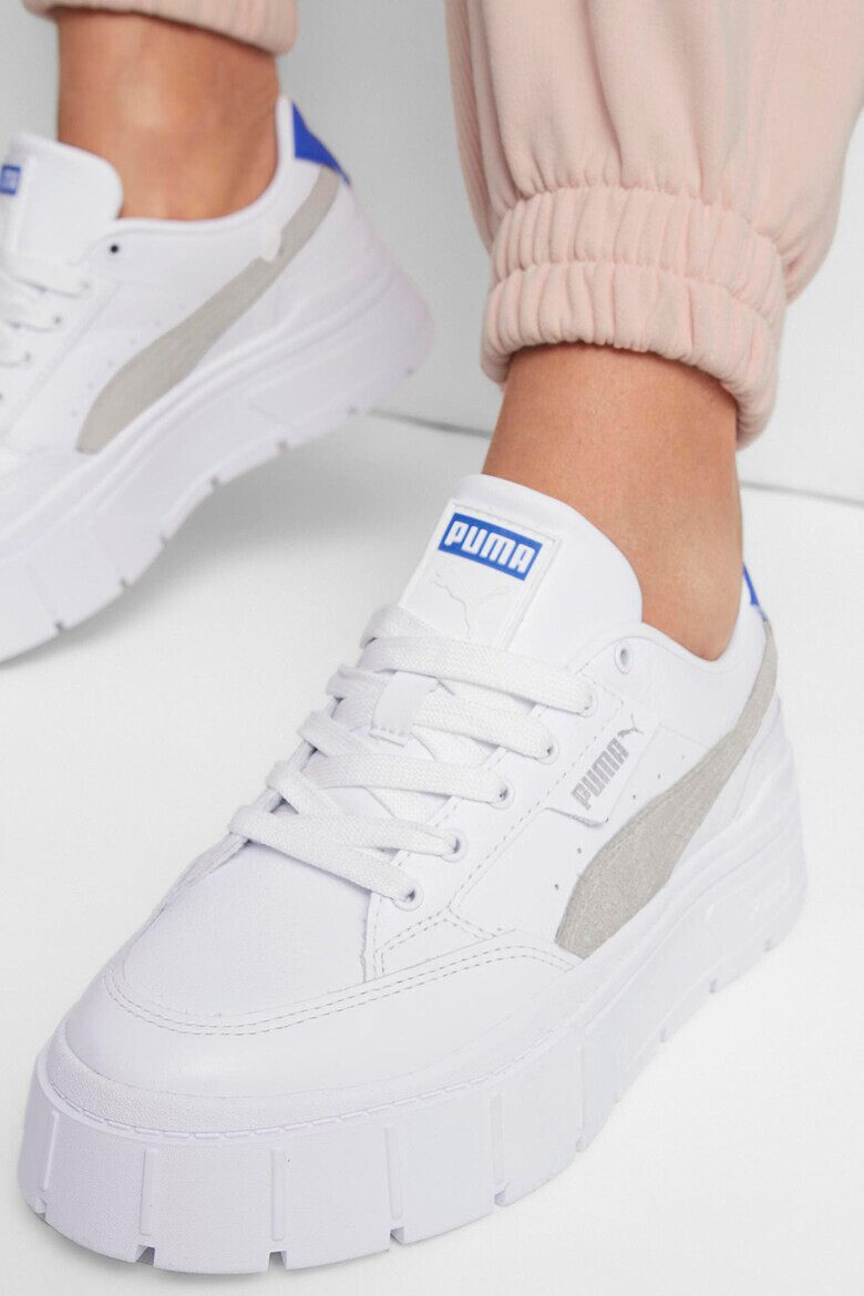 Puma Спортни обувки Mayze Stack с велур - Pepit.bg