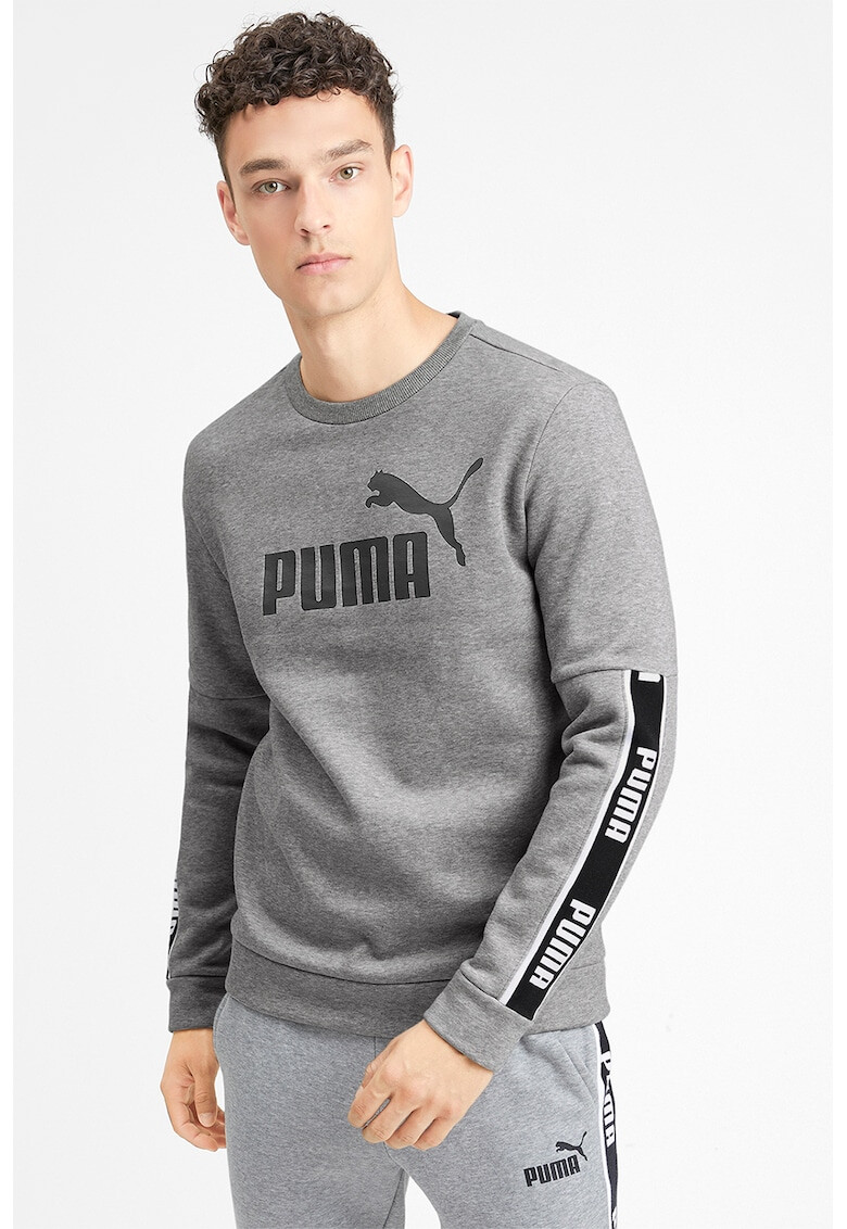 Puma Суитшърт Amplified с овално деколте и лого - Pepit.bg