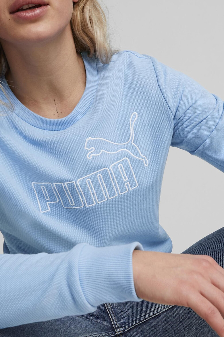 Puma Суитшърт Elevated с овално деколте - Pepit.bg