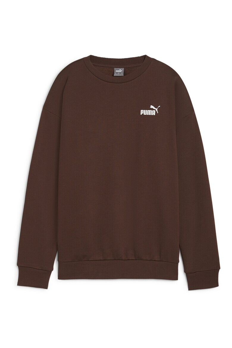 Puma Суитшърт Essentials+ - Тъмнокафяв - Pepit.bg