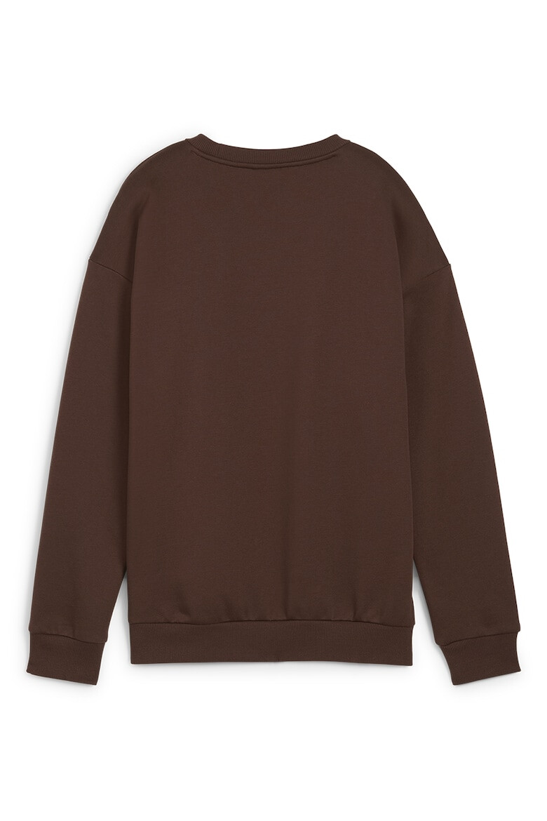 Puma Суитшърт Essentials+ - Тъмнокафяв - Pepit.bg