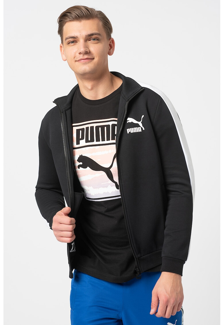 Puma Суитшърт с цип и лого - Pepit.bg