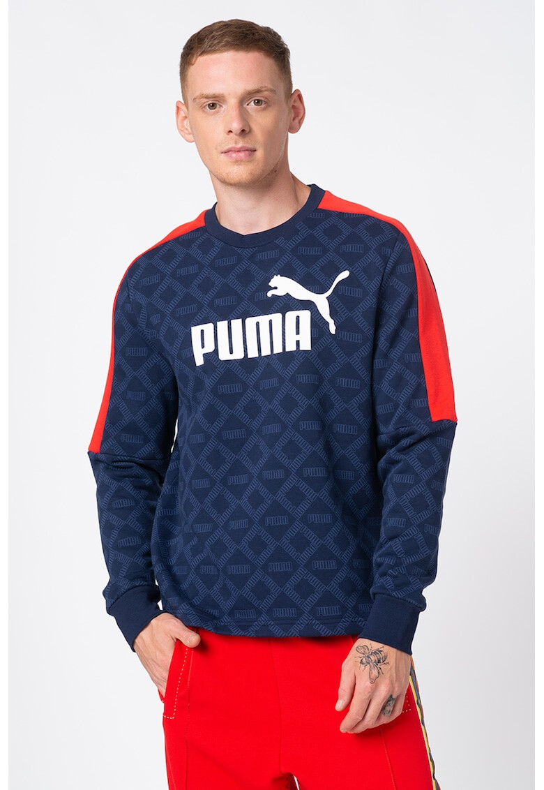 Puma Суитшърт с овално деколте и лого - Pepit.bg