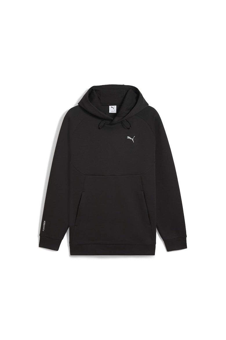 Puma Свободно худи Tech с джоб кенгуру - Черен/Сив - Pepit.bg