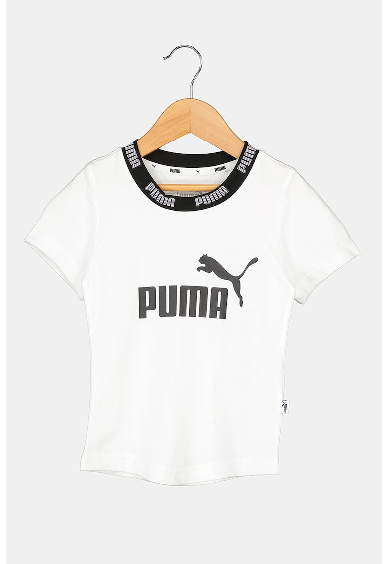 Puma Тениска Amplified с овално деколте и лого - Pepit.bg