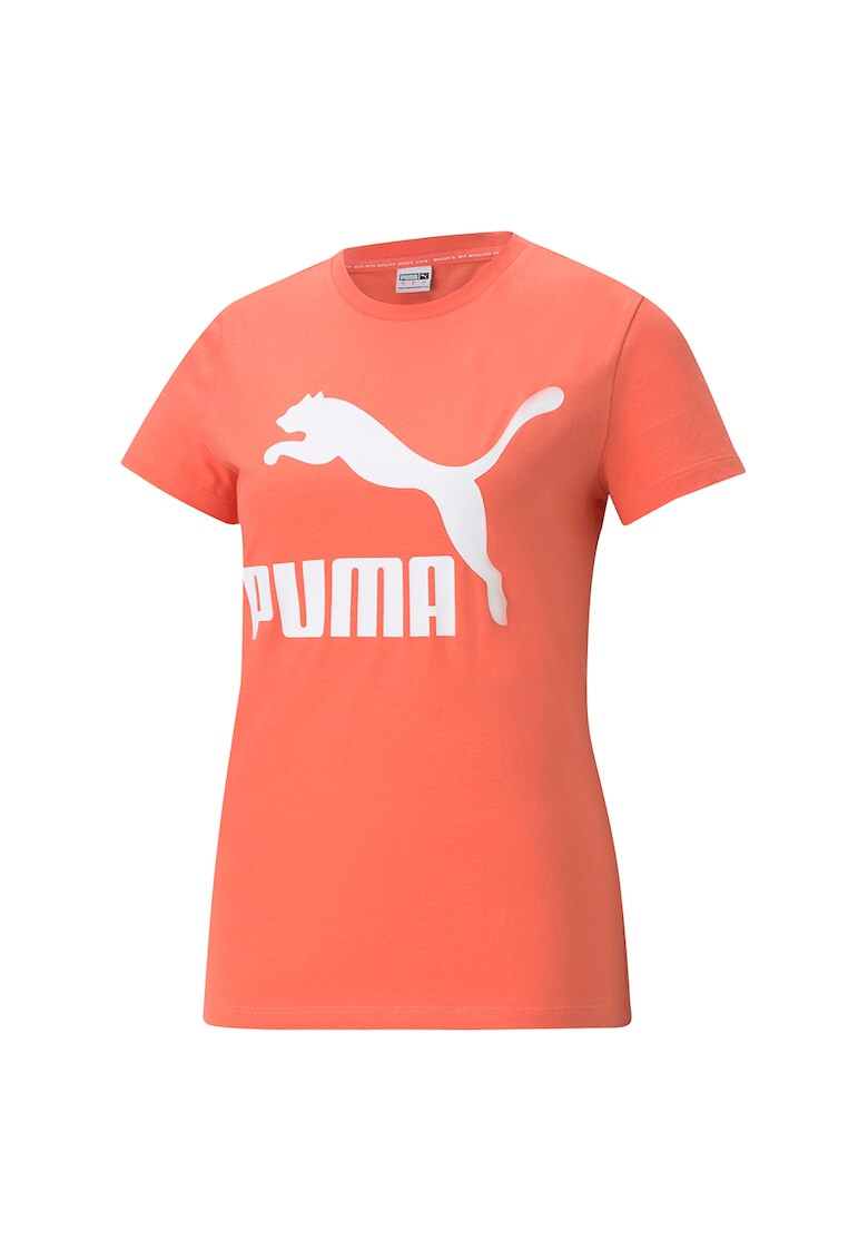Puma Тениска Classics с овално деколте и лого - Pepit.bg