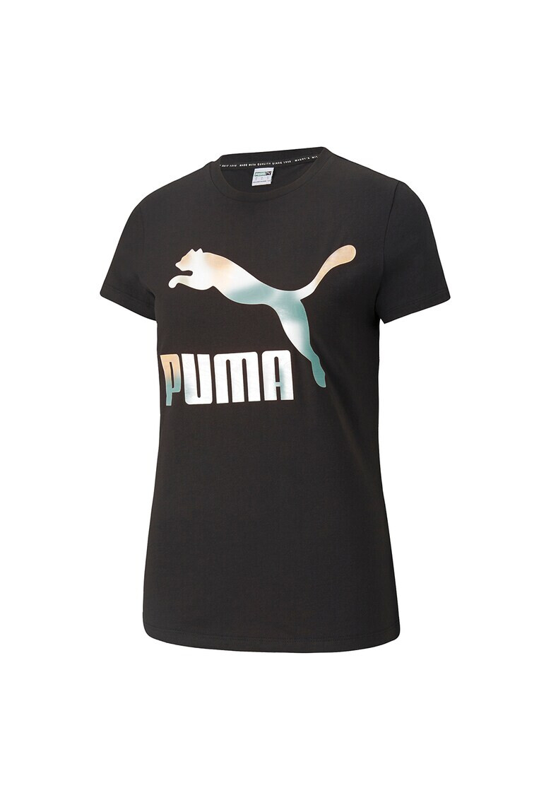 Puma Тениска Classics с овално деколте и лого - Pepit.bg