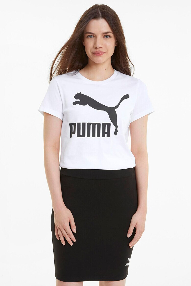 Puma Тениска Classics с овално деколте и лого - Pepit.bg
