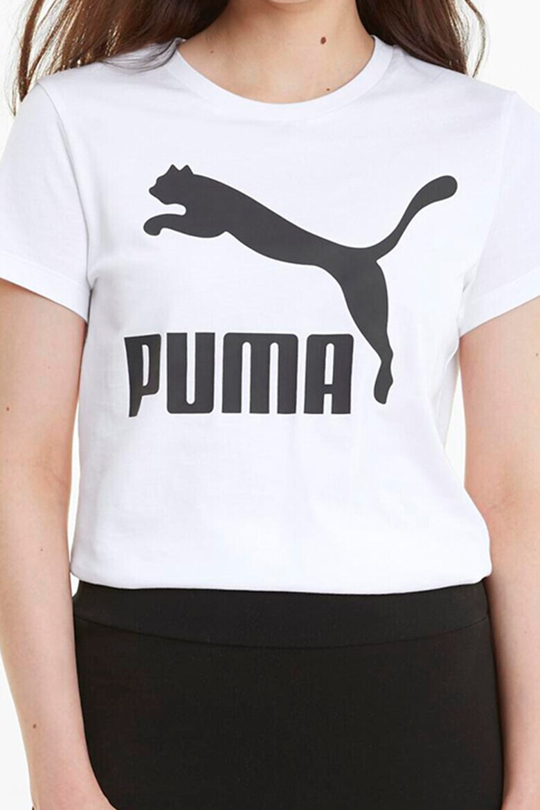 Puma Тениска Classics с овално деколте и лого - Pepit.bg