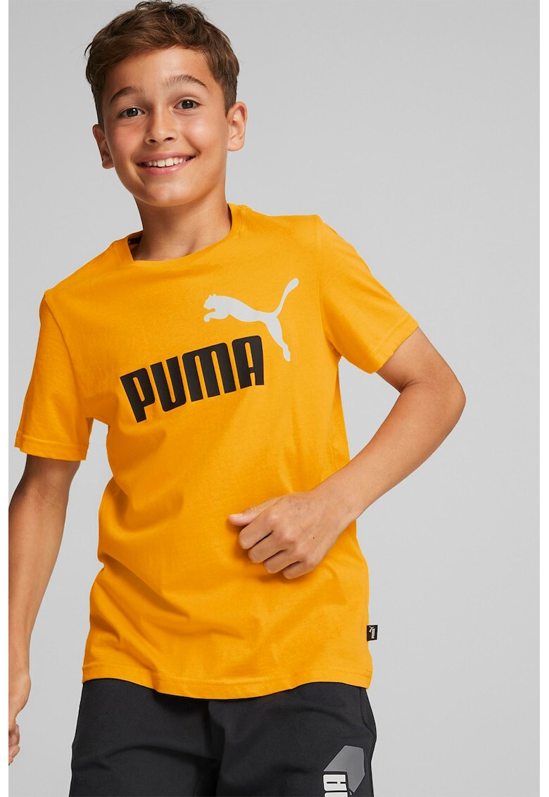 Puma Тениска ESS+ 2 с овално деколте и лого - Pepit.bg