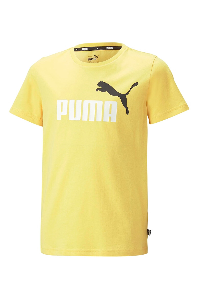 Puma Тениска ESS+ 2 с овално деколте и лого - Pepit.bg