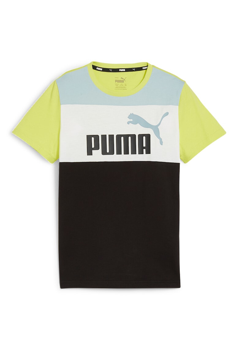 Puma Тениска Essential с овално деколте и лого - Pepit.bg