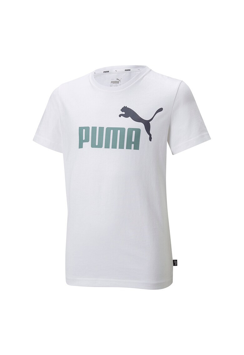 Puma Тениска Essentials+ 2 с овално деколте и лого - Pepit.bg