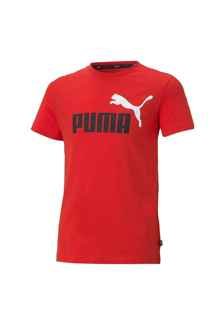 Puma Тениска Essentials+ 2 с овално деколте и лого - Pepit.bg