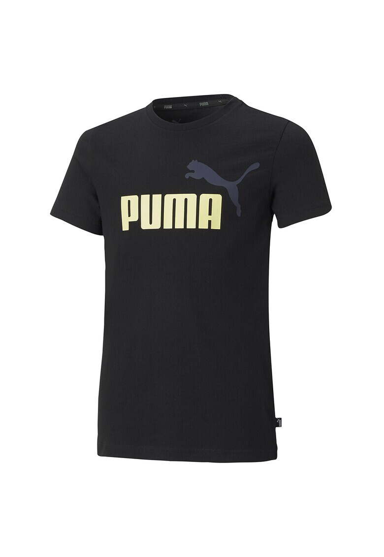 Puma Тениска Essentials+ 2 с овално деколте и лого - Pepit.bg