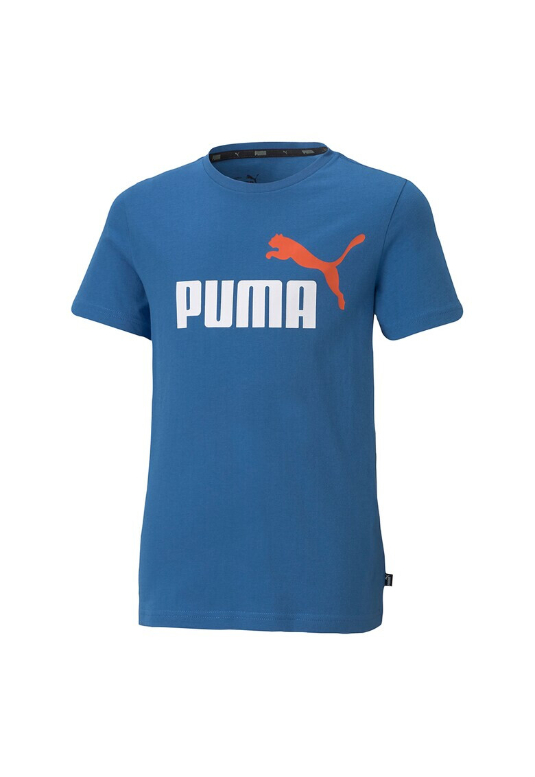 Puma Тениска Essentials+ 2 с овално деколте и лого - Pepit.bg