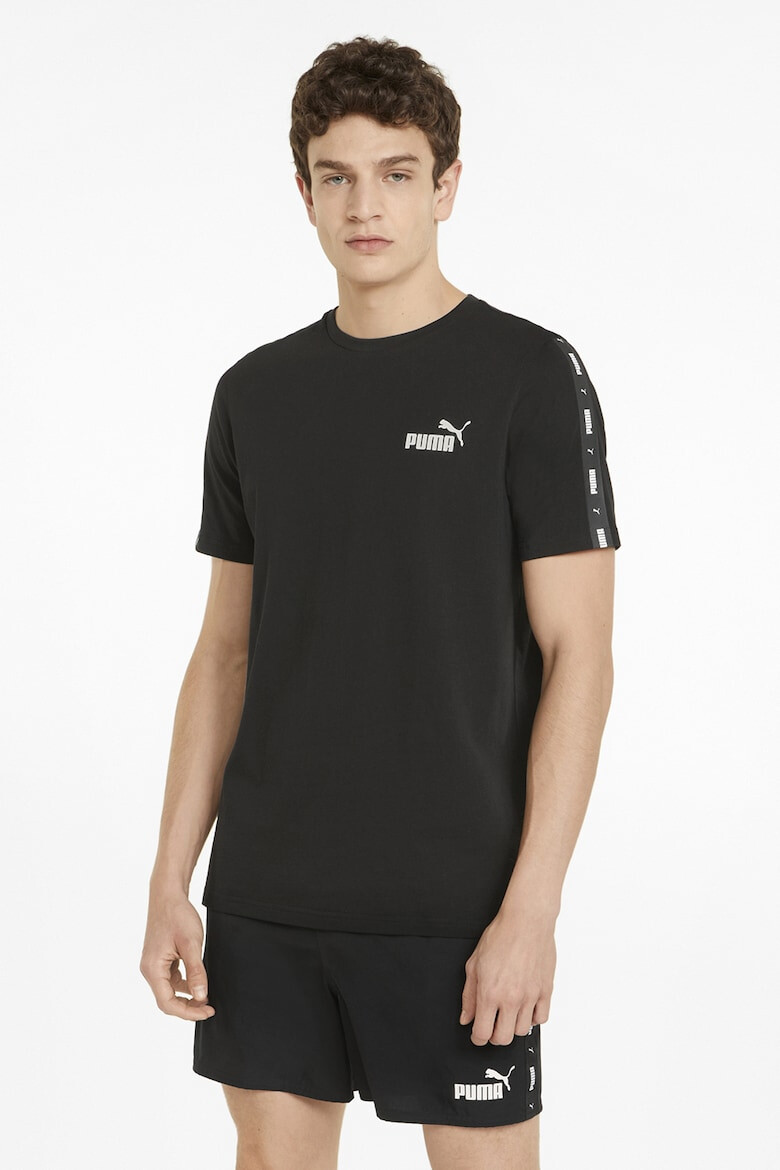 Puma Тениска Essentials+ с овално деколте и лого - Pepit.bg