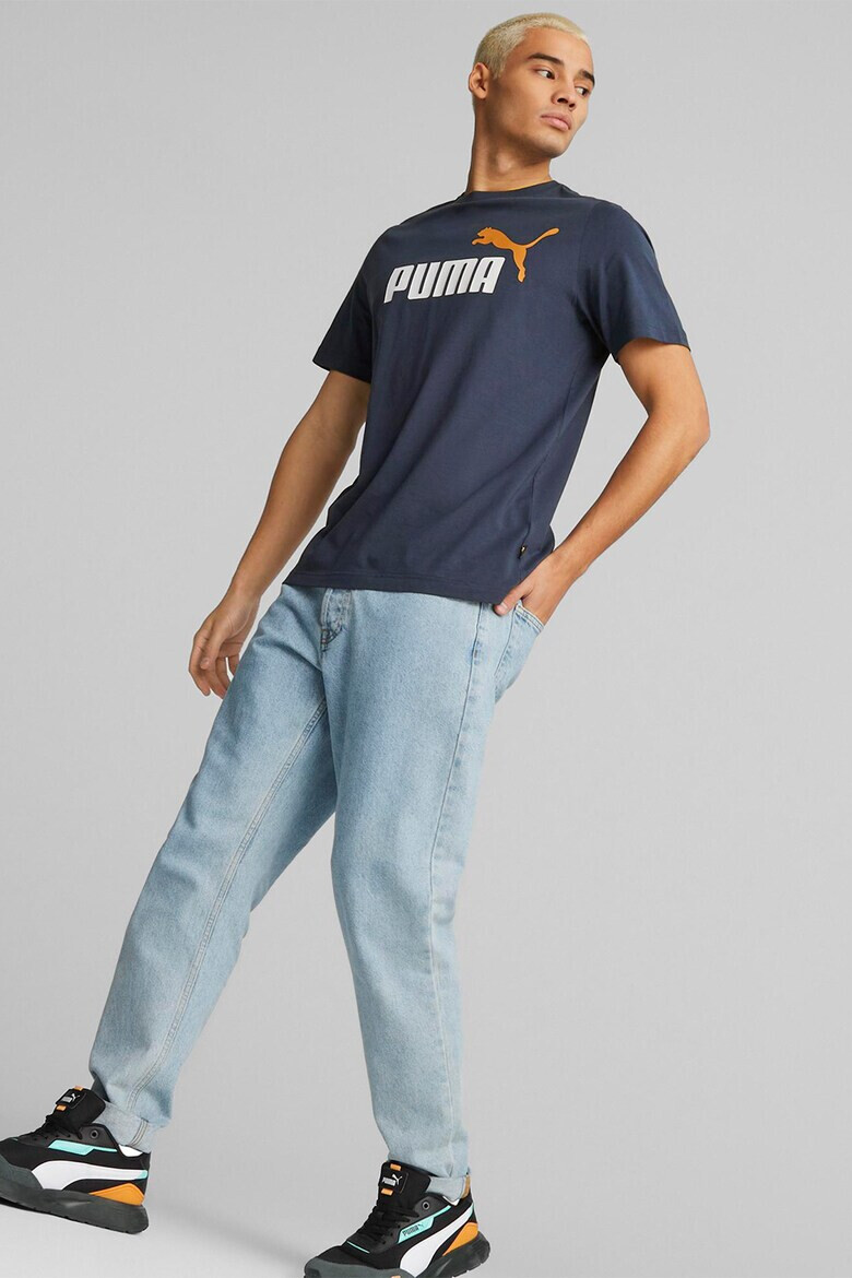 Puma Тениска Essentials с овално деколте и лого - Pepit.bg