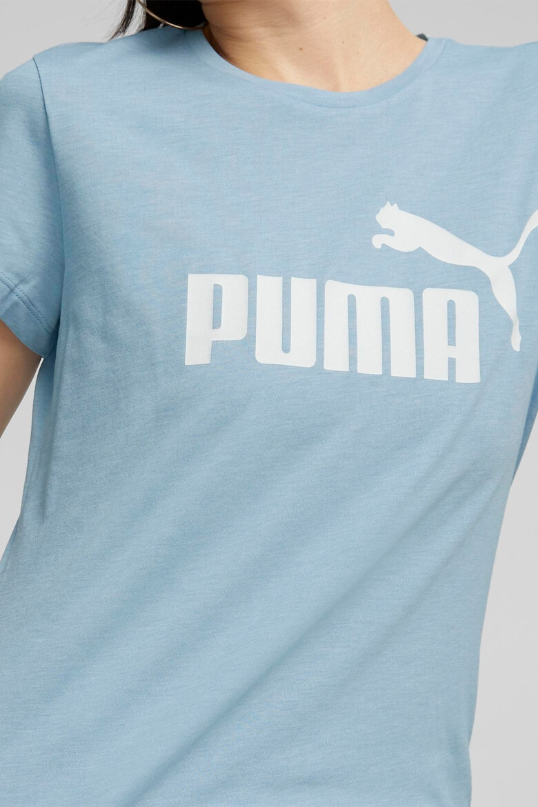 Puma Тениска Essentials с овално деколте и лого - Pepit.bg